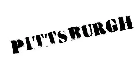 Pittsburgh rubber stamp Stock Illustration