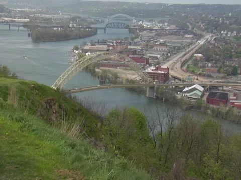 Pittsburgh scan Stock Footage 10893615