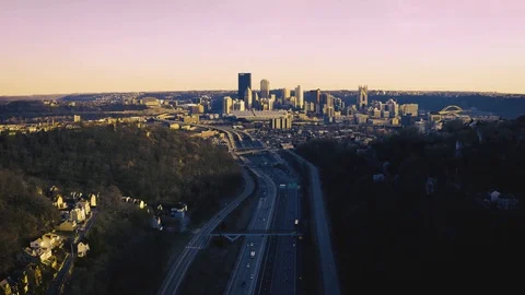 Pittsburgh-Skyline Stock Footage 105692494
