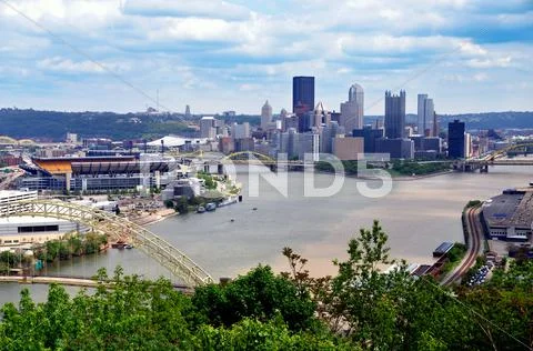 Pittsburgh Skyline Stock Photos