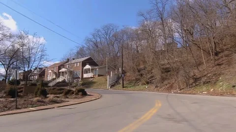 Pittsburgh Street 스톡 동영상 112276997