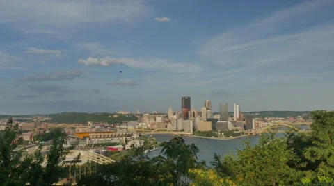 Pittsburgh Summer Timelapse Stock Footage 54759949