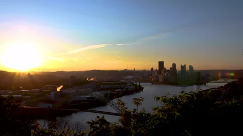 Pittsburgh Sunrise Stock Footage 131541509