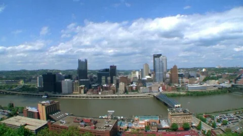 Pittsburgh time lapse Stock Footage 660858