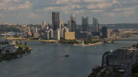 Pittsburgh Time Lapse Stock Footage 68881137