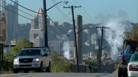 Pittsburgh Traffic 331 Stock Footage 558278