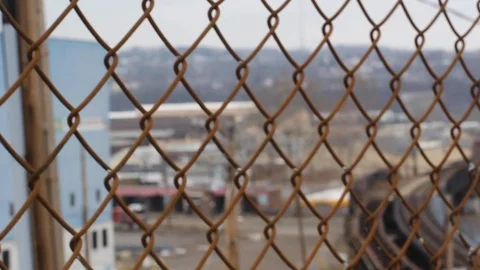 Pittsburgh Train Track Video stock 112276104