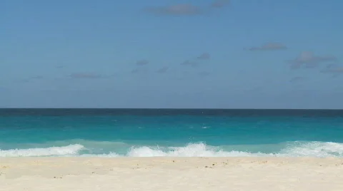 Pivoting on the beach slow motion Stock Footage 133476