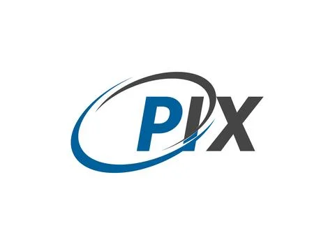 PIX creative logo design vector illustration Stock Illustration