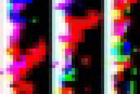 Pixalated background with color variations Illustrazione stock