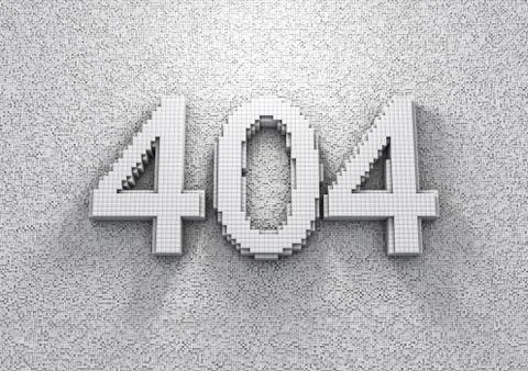 Pixel 404 error Stock-Illustration