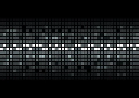 Pixel abstract dark vector background Stock Illustration