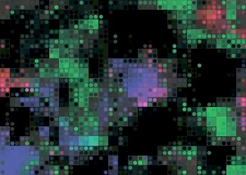 Pixel abstract geometric background for your design Stock Illustration