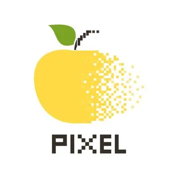 Pixel Apple2 Stock Photos