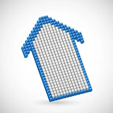 Pixel Arrow Stock Illustration