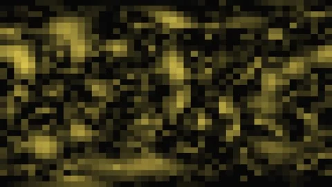 Pixel Art Abstract Glitch Background with Golden Tones Stock Footage 325949215
