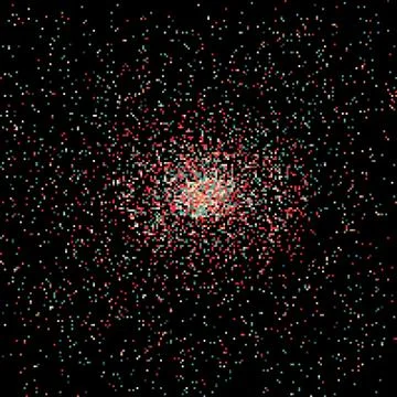 Pixel art background Stock Illustration