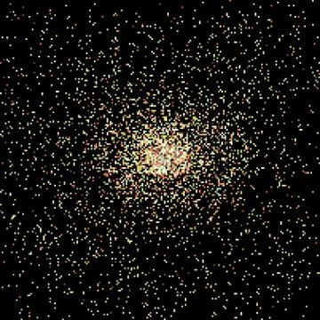 Pixel art background Stock Illustration