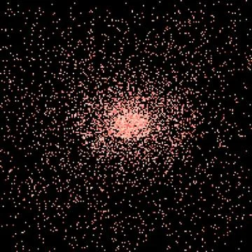 Pixel art background Stock Illustration