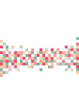 Pixel art background Stock Illustration