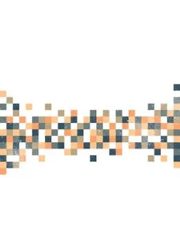 Pixel art background Stock Illustration