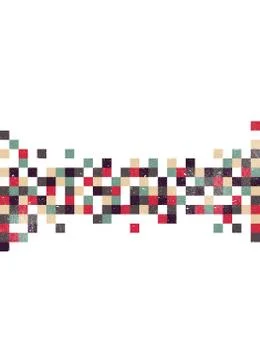 Pixel art background Stock Illustration