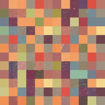 Pixel art background Stock Illustration