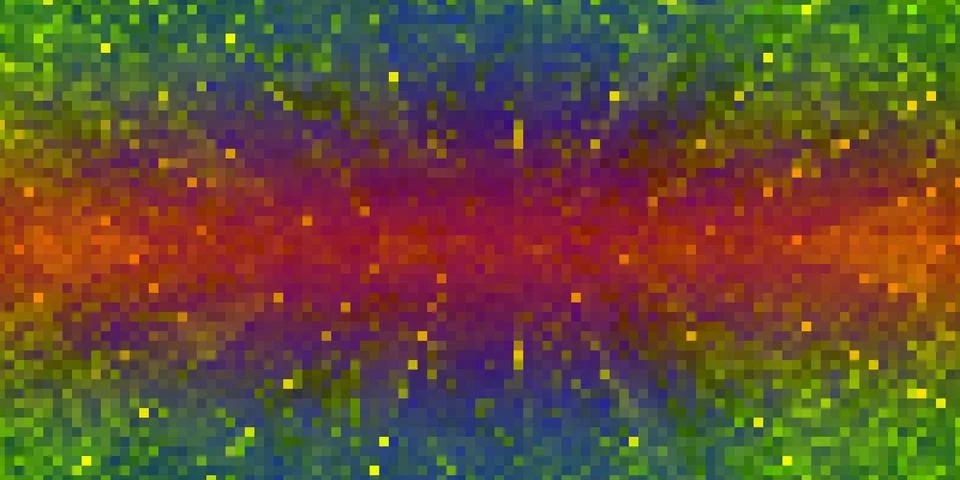 Pixel art background. Vector illustration Stock Illustration