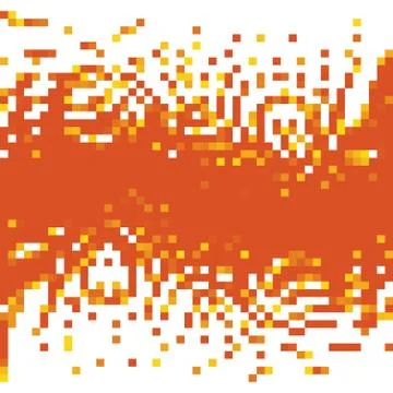 Pixel art background. Vector illustration Stock Illustration