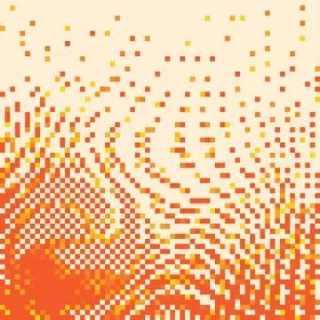 Pixel art background. Vector illustration Stock Illustration