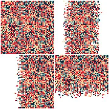 Pixel Art Backgrounds Stock Illustration