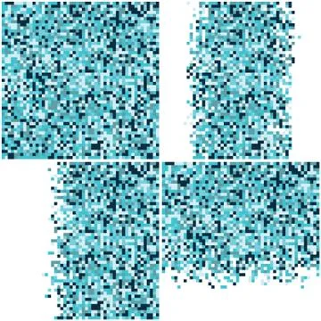 Pixel Art Backgrounds Stock Illustration