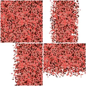 Pixel Art Backgrounds Stock Illustration