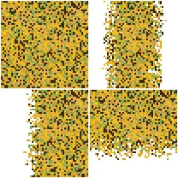 Pixel Art Backgrounds Stock Illustration