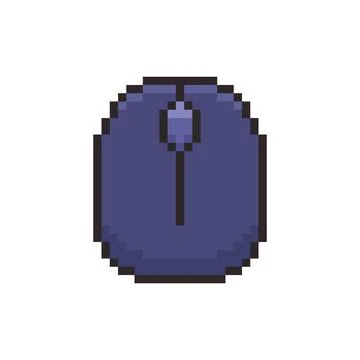 Pixel art Computer Mouse game asset design 스톡 일러스트