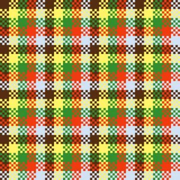 Pixel art design, seamless pattern Stock Illustration