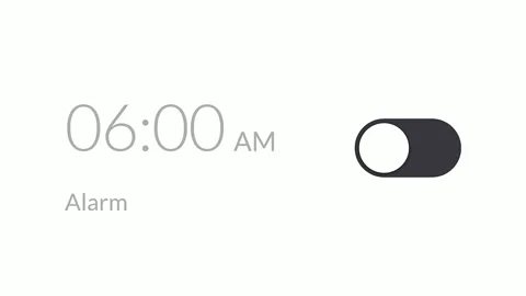 Pixel art digital clock 0-12 hours animation set on white background. 4K Stock Footage 338288070