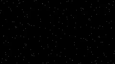 Pixel art falling snow. Retro video-game style seamless loop animation of Stock Footage 323259677