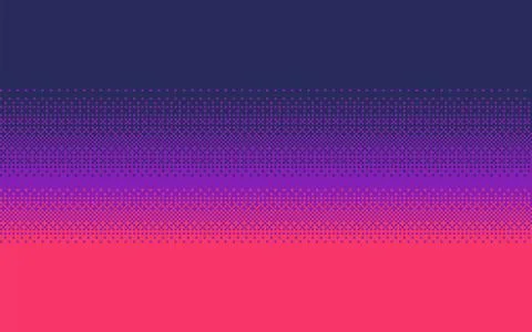 Pixel art gradient color. Dithering vector background. Stock-Illustration