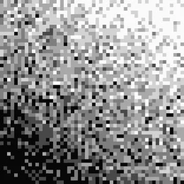 Pixel Art Gradient Pattern - Vector Background Stock Illustration