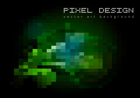 Pixel Art Illustrazione stock