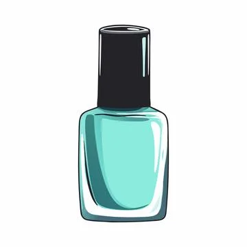 Pixel Art Nail Polish Stock Illustration