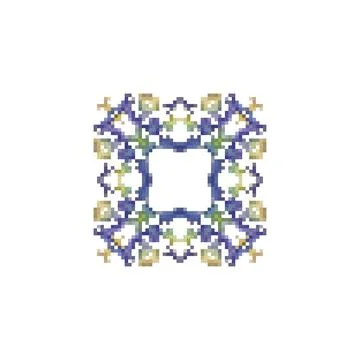 Pixel art pattern. Abstract background for your design. Vector illustration. Stock Illustration