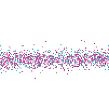 Pixel art pattern Stock Illustration