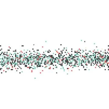 Pixel art pattern Stock Illustration