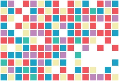 Pixel art pattern Stock Illustration