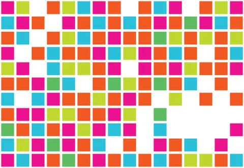 Pixel art pattern Stock Illustration