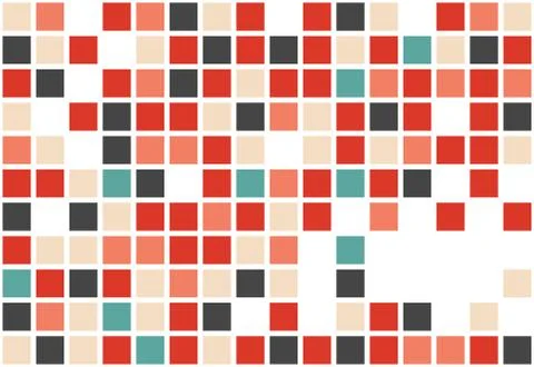 Pixel art pattern Stock Illustration