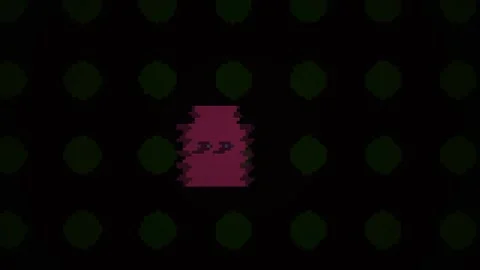 Pixel art of a red creature. Stock Footage 335114589