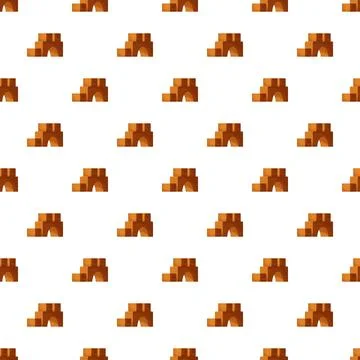Pixel art repeating arch bridge pattern on white background 스톡 일러스트